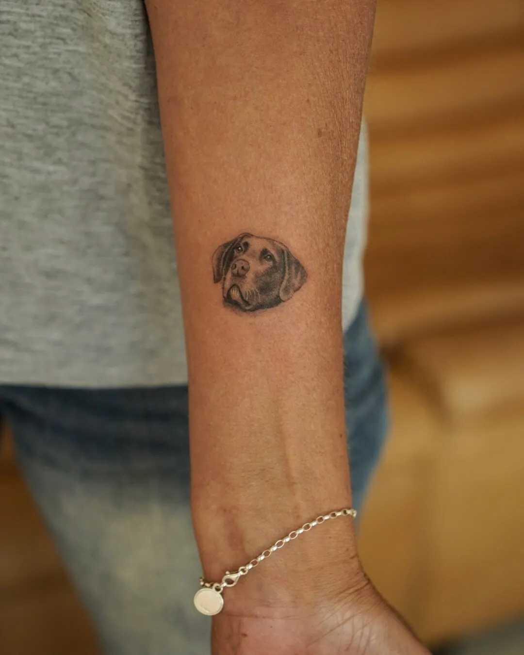 Labrador Hundeportrait Tattoo